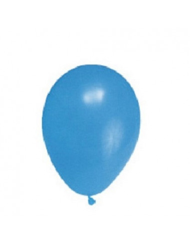 Balóniky nafukovacie modré tm. /100ks M