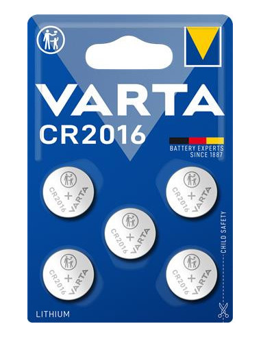 Batéria VARTA  gombiková, CR2016, 5 ks
