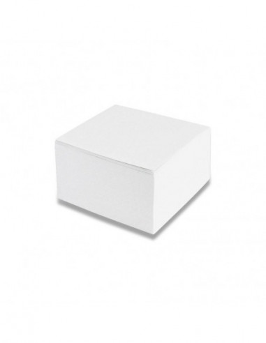 Blok poznámkový špalík nelepený 9x9x5 cm biely K