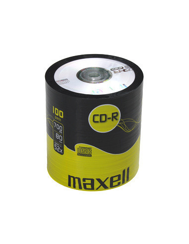 CD-R MAXELL 700MB  52x/100ks  spindel