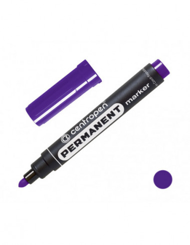 Centropen 8566 značkovač permanent 2,5 mm fialový
