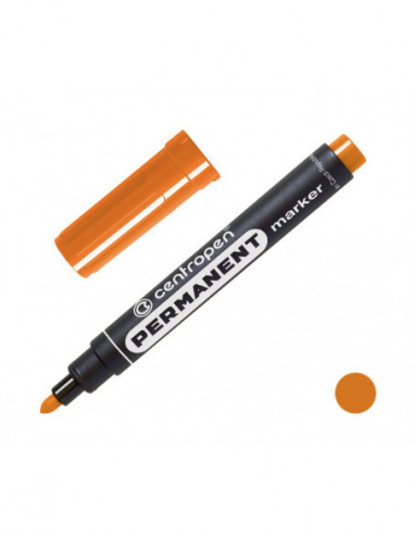 Centropen 8566 značkovač permanent 2,5 mm oranžový