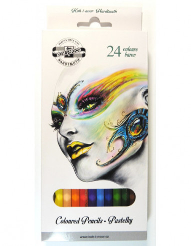 Ceruzky KOH-I-NOOR 3554/24 farebné súprava FANTAZIA O