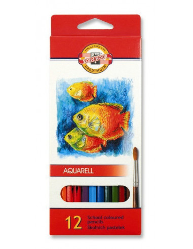 Ceruzky KOH-I-NOOR 3716/12 farebná súprava akvarel