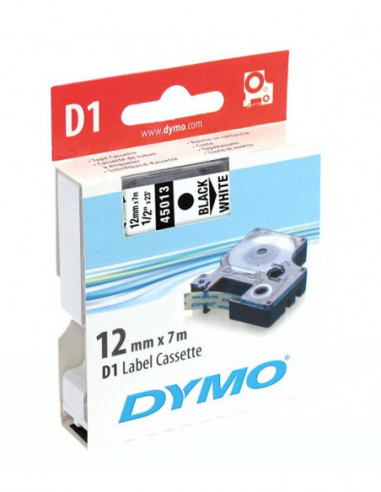 DYMO páska  D1 12mmx7m bieločierna