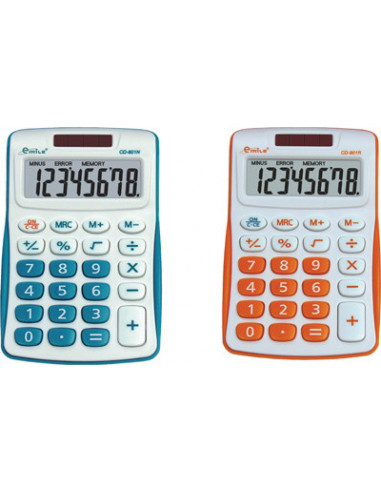 Kalkulačka EMILE vrecková CD-801/8 RP 0,20 EUR/ks