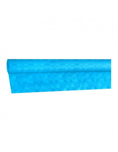 Obrus papierový  8mx1,20m v rolke modrý svetlý