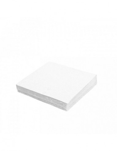 Obrúsky papierové 33x33cm/ 50ks biele, 2-vrstvové