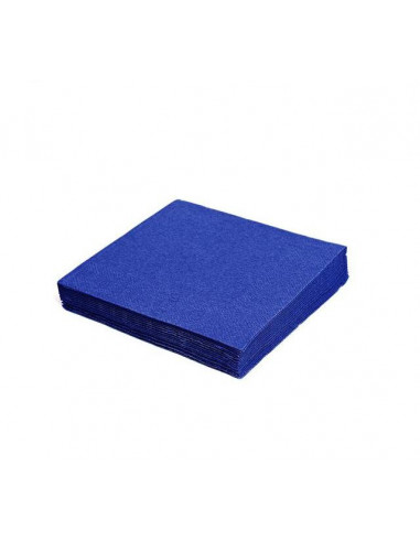 Obrúsky papierové 33x33cm/ 50ks modré tmavé, 2-vrstvové