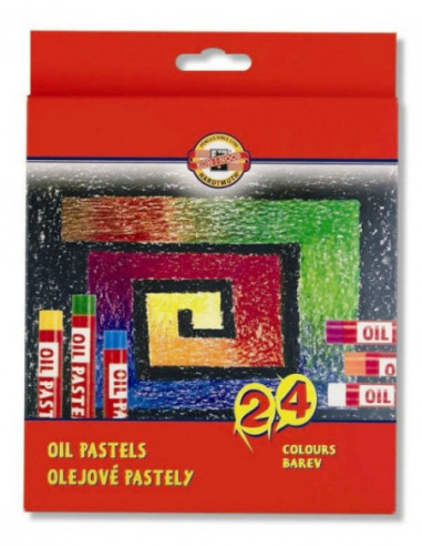 Pastely olejové KOH-I-NOOR 8314/24 farebné olejové