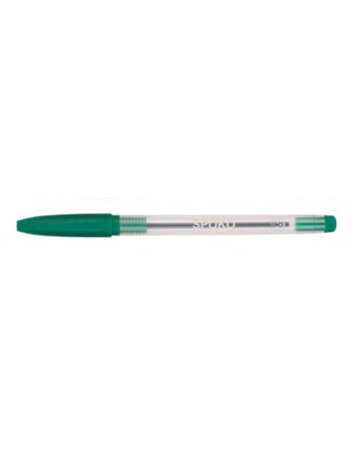 Pero guľôčkové jednorazové SPOKO 0115 zelené