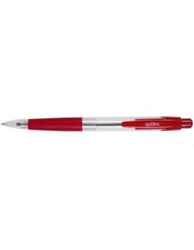 Pero guľôčkové SPOKO 0112 červené/červená tuha