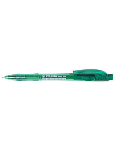 Pero guľôčkové STABILO LINER  308F zelené