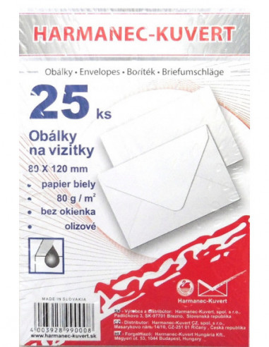 Poštové obálky  C7 OG19B01B3/25ks balíčkové