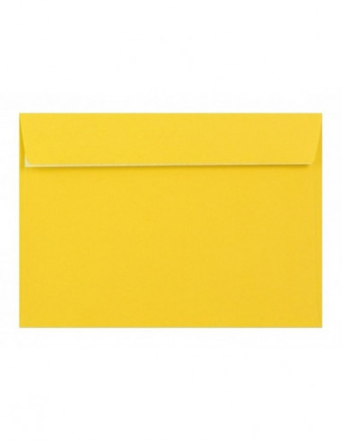 Poštové obálky  farebné C6 s odtrh. pásikom/5ks žltá