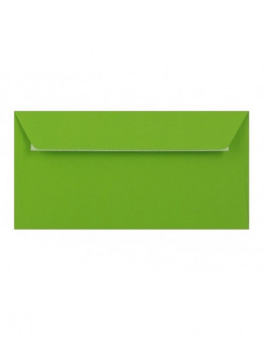 Poštové obálky  farebné DL s odtrh. pásikom/5ks zelená