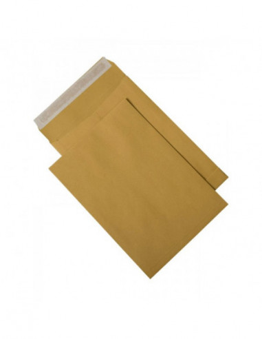 Poštové tašky E4-X dno 150g  samolep s páskou hnedé