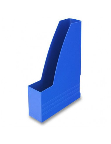 Stojan na spisy plastový modrý, 65mm