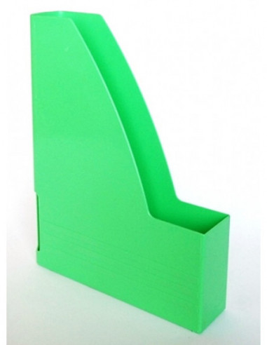 Stojan na spisy plastový zelený svetlý, 65mm