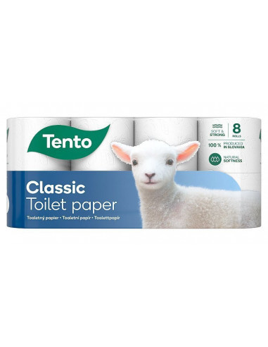 Toaletný papier TENTO Classic 56ks x 18m, 3-vrst.