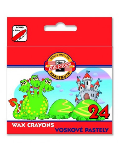 Voskovky KOH-I-NOOR 8234/24 farebné ceruzky
