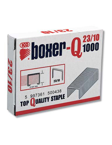 Zošívacie spony BOXER-Q 23/10/1000ks