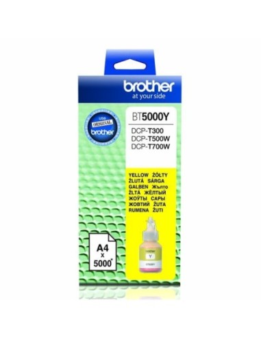 Brother originál ink BT-5000Y, yellow, 5000str., Brother DCP T300, DCP T500W, DCP T700W