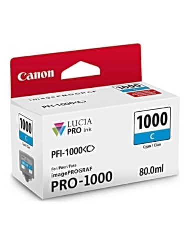 Canon originál ink 0547C001, cyan, 5025str., 80ml, PFI-1000C, Canon imagePROGRAF PRO-1000