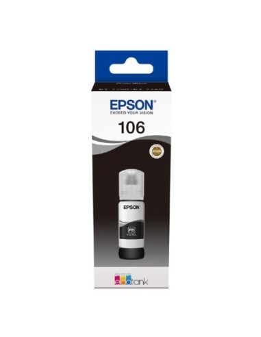 Epson originál ink C13T00R140, 106, photo black, 70ml, Epson EcoTank ET-7700, ET-7750, Express Premium ET-7750