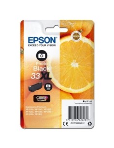 Epson originál ink C13T33614012, T33XL, photo black, 8,1ml, Epson Expression Home a Premium XP-530,630,635,830