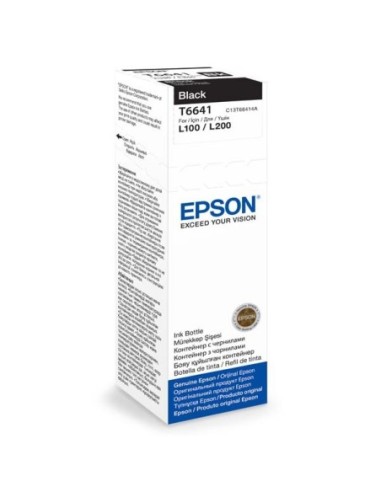 Epson originál ink C13T66414A, black, 70ml, Epson L100, L200, L300
