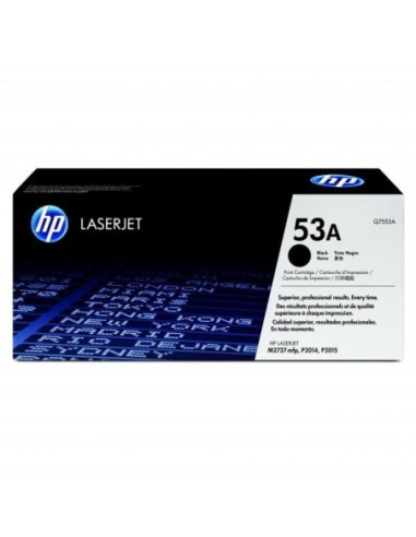 HP originál toner Q7553A, black, 3000str., HP 53A, HP LaserJet P2010, P2015, O