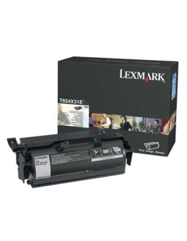 Lexmark originál toner T654X31E, black, 36000str., corporate cartridge, extra high capacity, Lexmark T654, O