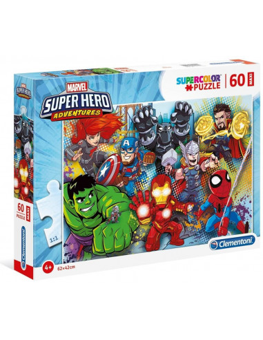 Clementoni Puzzle 60 Maxi Super Hero Adventures
