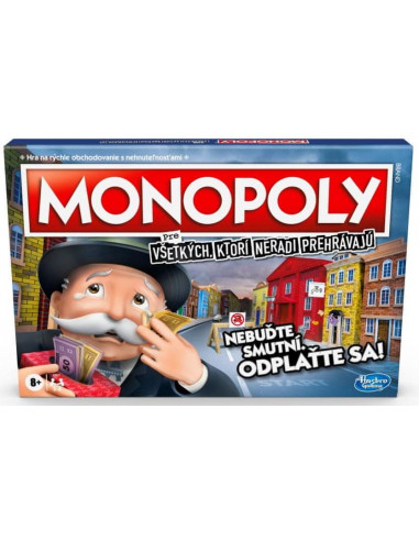 Hasbro Monopoly pre všetkých, ktorí neradi prehrávajú