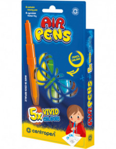 Centropen 1500/ 5 farebné fúkacie fixky VIVID
