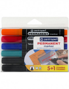 Centropen 8566/5+1 značkovač permanent 2,5 mm O
