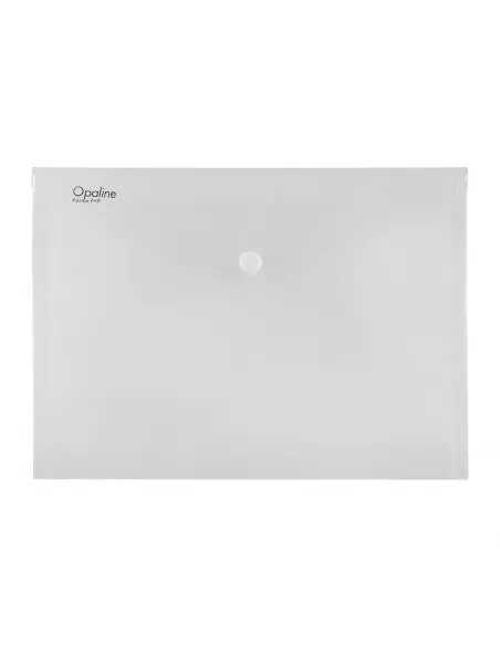 Obal PP zapínací A4 OPALINE priehľadný číry