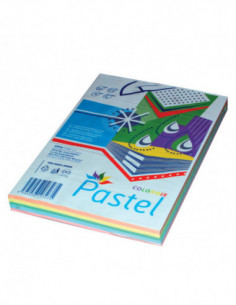 Papier kopírovací. A4 80g mix pastelových farieb/250 listov