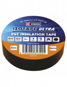 Páska izolačná PVC 15mm/10m čierna F61512