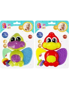 Hrkálka Dino so zvukom - červená
