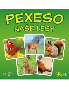 Pexeso Naše lesy v krabičke
