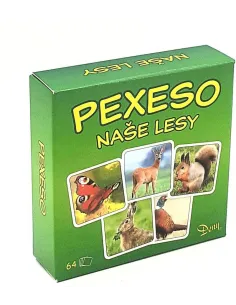 Pexeso Naše lesy v krabičke 2