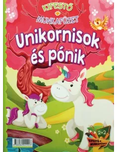 Kifestő+munkafüzet+ceruzák Unikornis (Maďarská verzia)