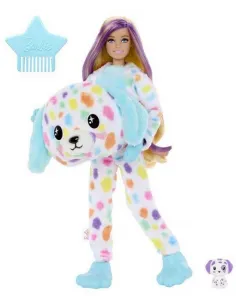 Barbie Cutie Reveal Barbie Farebné sny dalmatín s doplnkami a 10 prekvapení