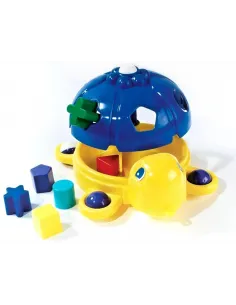 Korytnačka ťahacia vkladačka 30cm - modrá 2