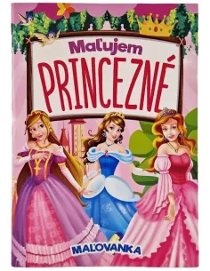 Maľujem princezné omaľovánka