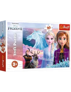 Puzzle Frozen II Odvážne sestry 30 dielikov