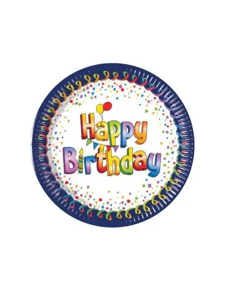 Taniere Happy Birthday 23cm 8ks