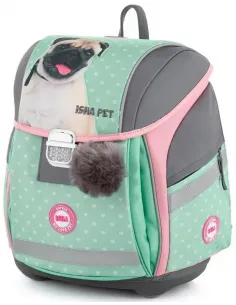 Anatomická školská taška Premium Light Isha - My love Pet